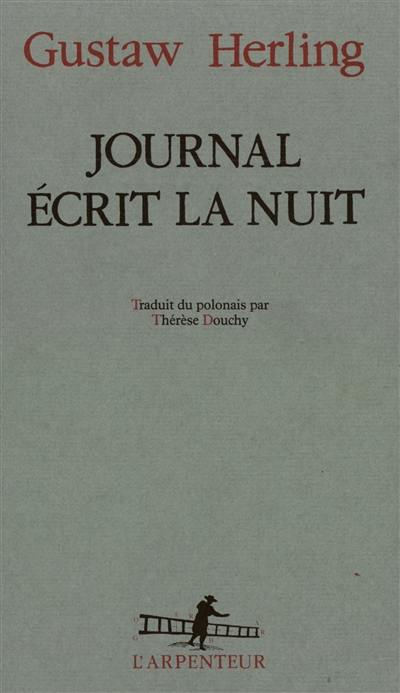 Journal écrit la nuit