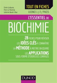 L'essentiel de biochimie : licence 1, 2, Paces