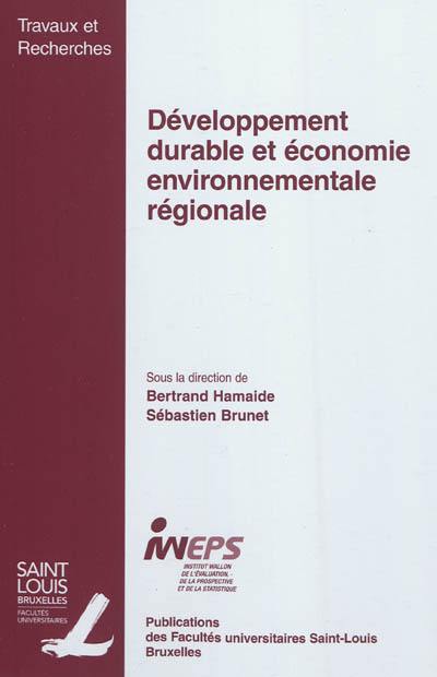 Développement durable et économie environnementale régionale