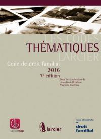 Code de droit familial 2016