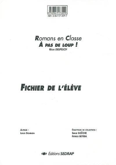 A pas de loup ! : fichier de l'élève