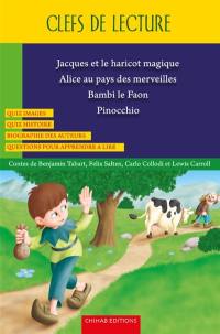 Jacques et le haricot magique. Bambi le faon. Pinocchio