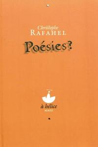 Poésies ?