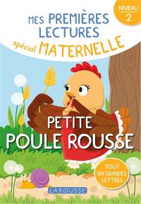 Petite poule rousse : tout en grandes lettres