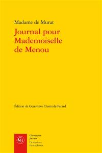 Journal pour mademoiselle de Menou