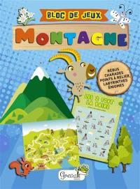 Montagne : bloc de jeux : rébus, charades, points à relier, labyrinthes, énigmes...