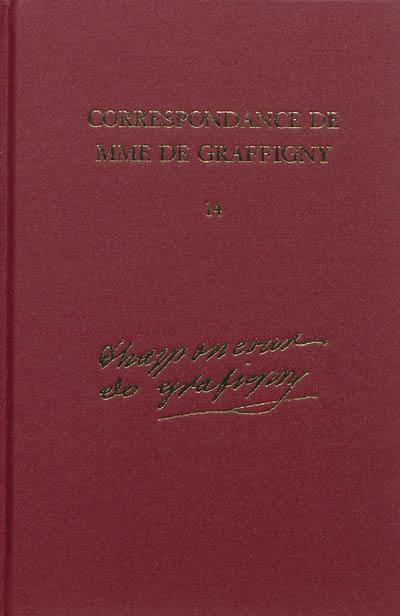 Correspondance de Madame de Graffigny. Vol. 14. 5 janvier 1754-31 décembre 1755 : lettres 2093-2303