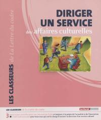 Diriger un service des affaires culturelles