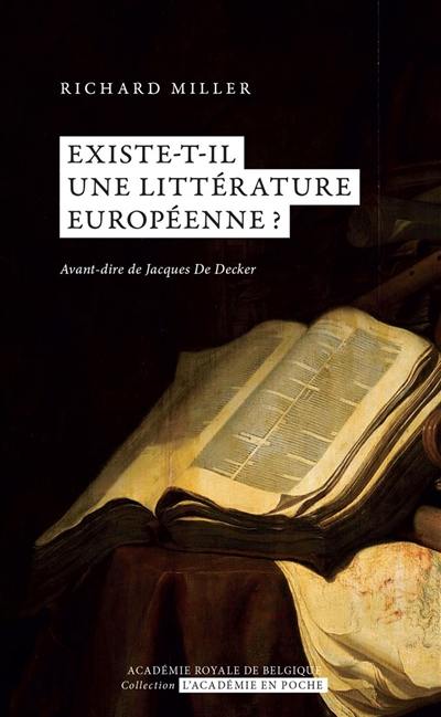 Existe-t-il une littérature européenne ?