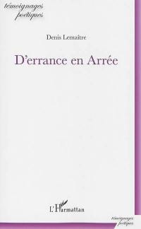 D'errance en Arrée