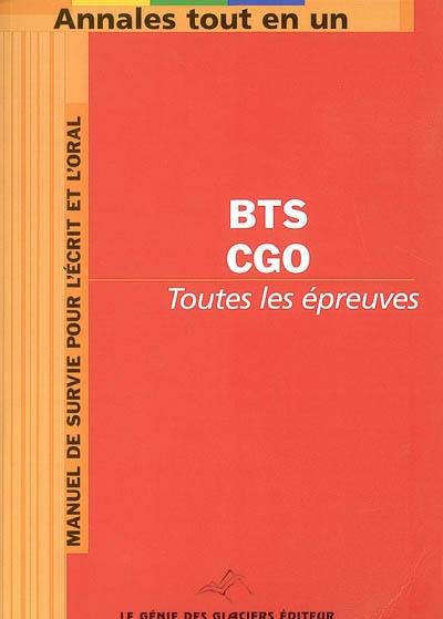 Annales tout en 1 pour BTS Comptabilité et gestion des organisations