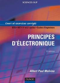 Principes d'électronique : cours et exercices corrigés