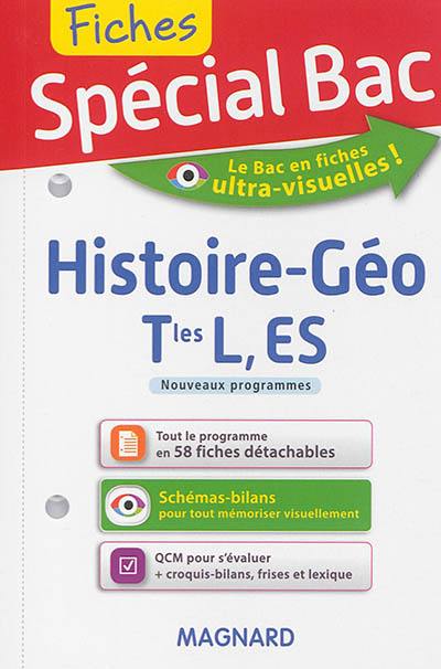 Histoire-géo terminales L, ES : nouveaux programmes