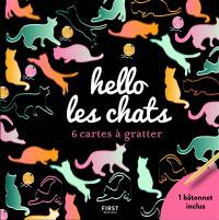 Hello les chats : 6 cartes à gratter