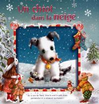 Un chiot dans la neige