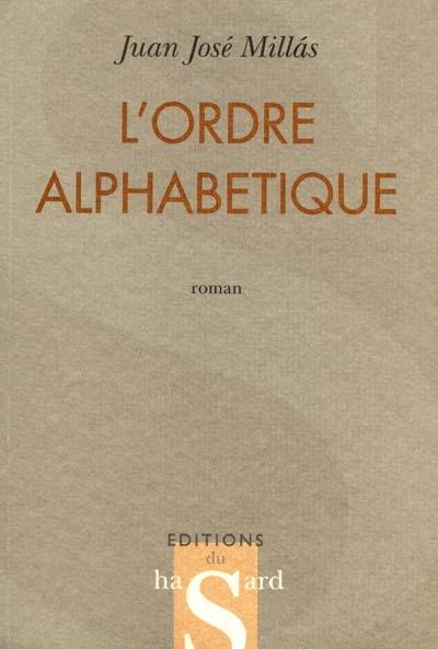 L'ordre alphabétique