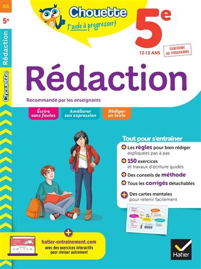 Rédaction 5e, 12-13 ans : conforme au programme