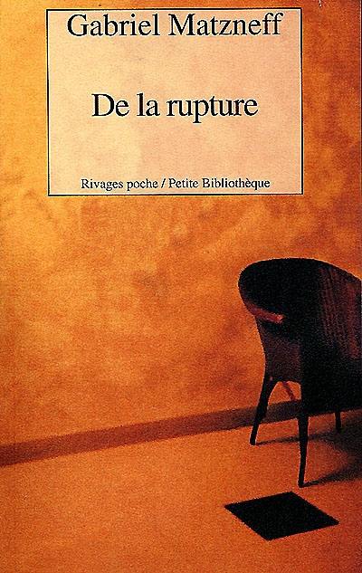 De la rupture