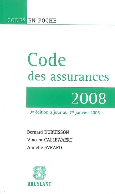 Code des assurances 2008