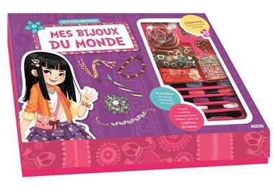 Mes bijoux du monde : avec Paola la Brésilienne, Kate l'Anglaise, Yoli l'Africaine, Mariam l'Australienne et Akiko la Japonaise