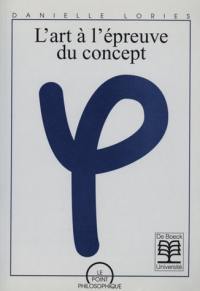 L'art à l'épreuve du concept