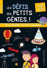 Les défis des petits génies : du CP au CE1, 6-7 ans