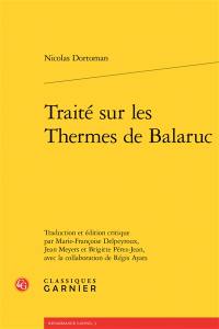 Traité sur les Thermes de Balaruc