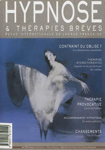 Hypnose & thérapies brèves, n° 29