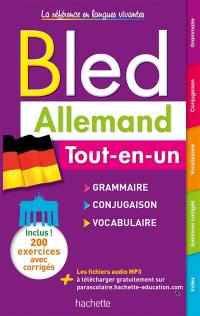 Bled allemand : tout-en-un : grammaire, conjugaison, vocabulaire