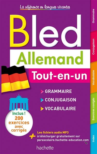 Bled allemand : tout-en-un : grammaire, conjugaison, vocabulaire