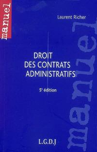 Droit des contrats administratifs