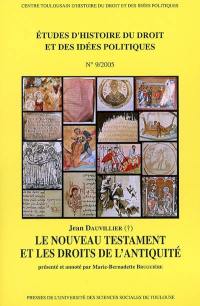 Le Nouveau Testament et les droits de l'Antiquité