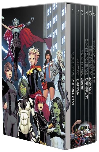 Les super-héroïnes Marvel : coffret