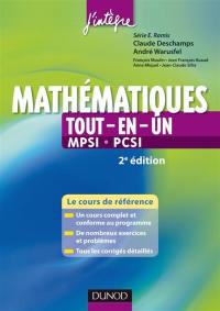 Mathématiques tout-en-un, MPSI-PCSI