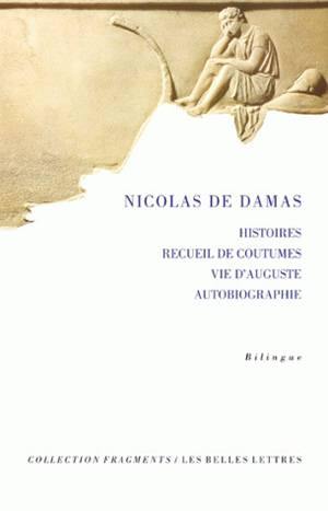 Histoires. Recueil de coutumes. Vie d'Auguste