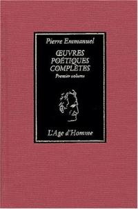 Oeuvres poétiques complètes. Vol. 1