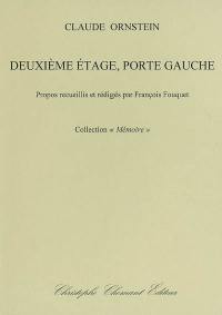 Deuxième étage, porte à gauche