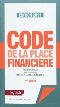 Code de la place financière