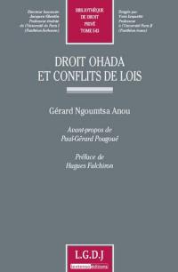 Droit OHADA et conflits des lois