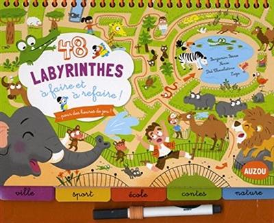 48 labyrinthes : à faire et à refaire !