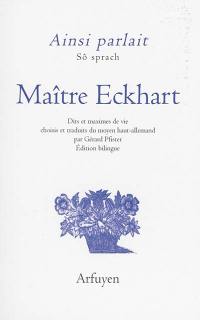 Ainsi parlait Maître Eckhart. Sô sprach Maître Eckhart