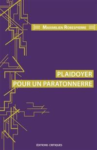 Plaidoyer pour un paratonnerre