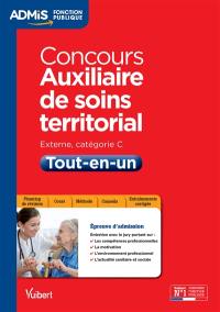 Concours auxiliaire de soins territorial : externe, catégorie C : tout-en-un