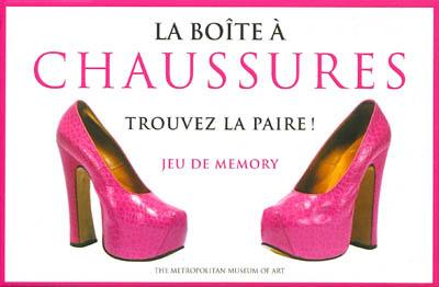 La boîte à chaussures : trouvez la paire ! : jeu de memory