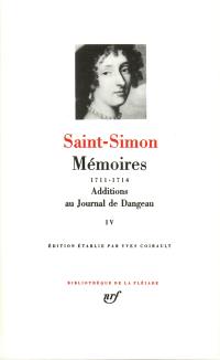 Mémoires. Vol. 4. 1711-1714