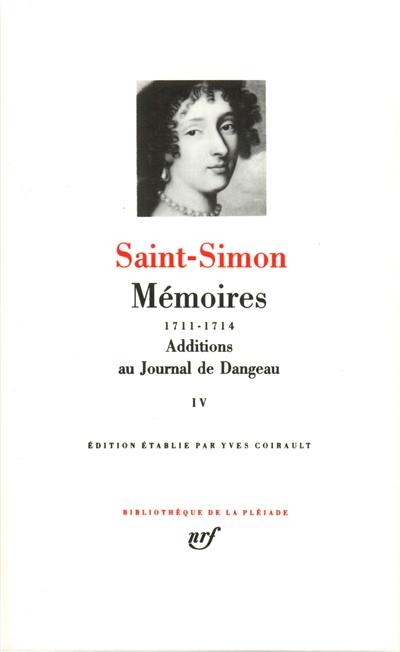 Mémoires. Vol. 4. 1711-1714