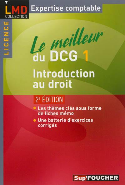 Le meilleur du DCG 1 : introduction au droit : licence