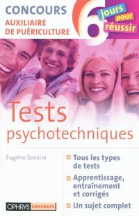 Tests psychotechniques : concours auxiliaire de puériculture