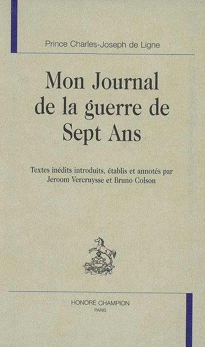 Mon journal de la guerre de Sept Ans