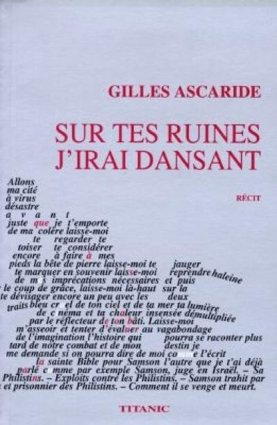 Sur tes ruines, j'irai dansant